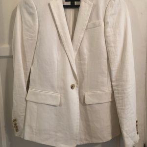 White jcrew blazer size 00